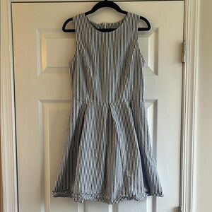 WB Striped Sleeveless Dress